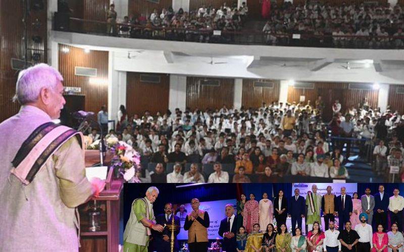 باہمی تعاون جموں کشمیر کی ترقی کی کلید: منوج سنہا 